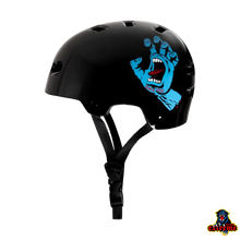 Load image into Gallery viewer, BULLET X SANTA CRUZ Helmet Screaming Hand Youth Gloss Black