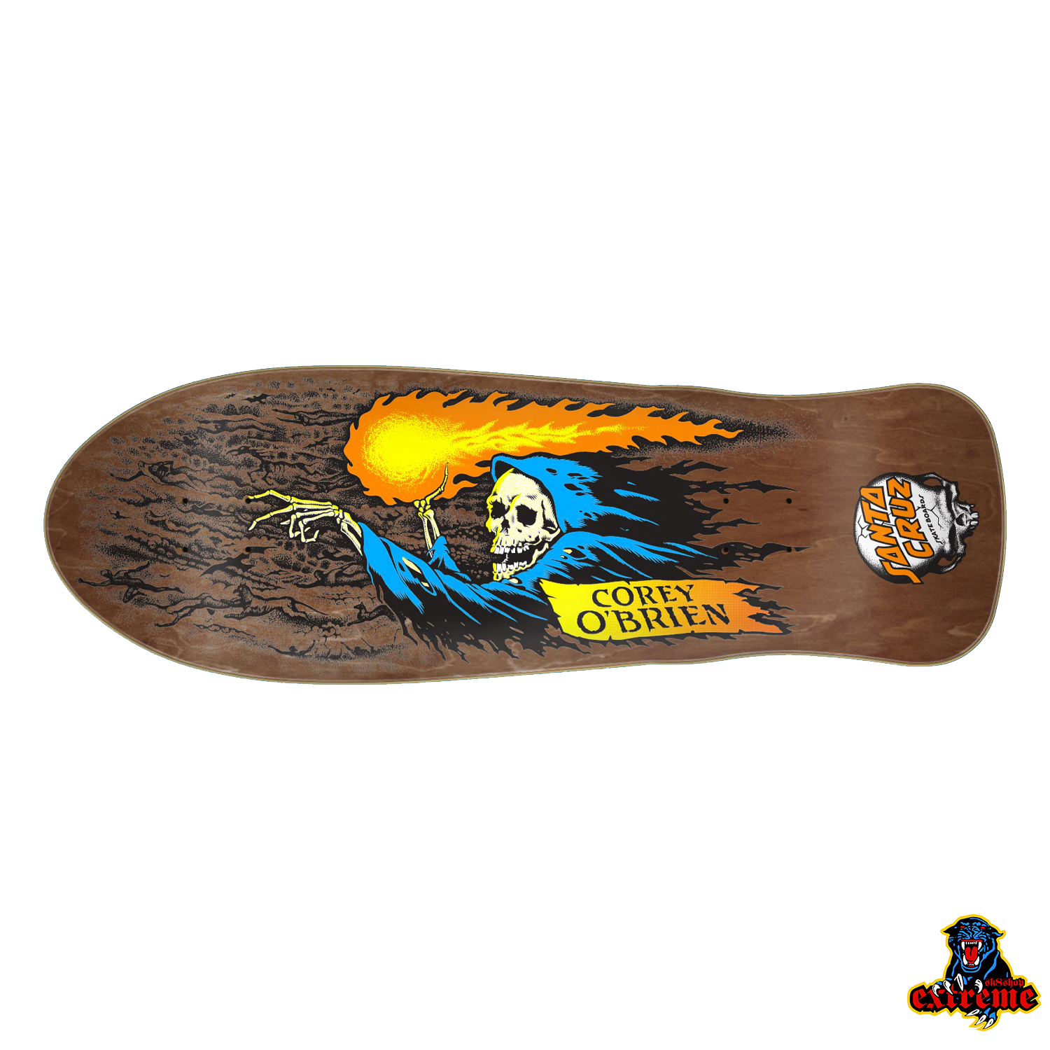 SANTA CRUZ DECK O'brien Reaper Brown – Extreme Skateshop