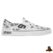 Load image into Gallery viewer, ETNIES MARANA SLIP X BONES White/ Black