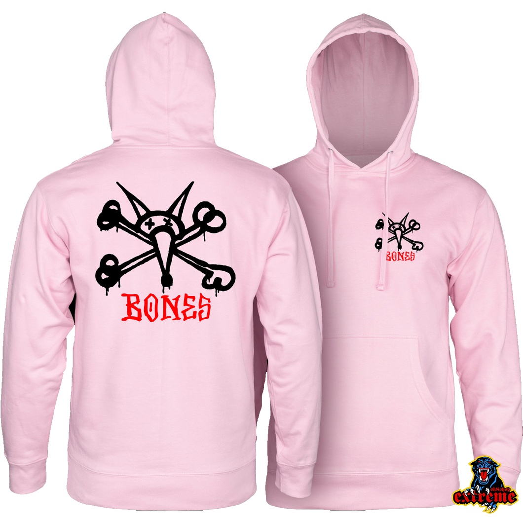 POWELL PERALTA HOODIE Rat Bones Pink