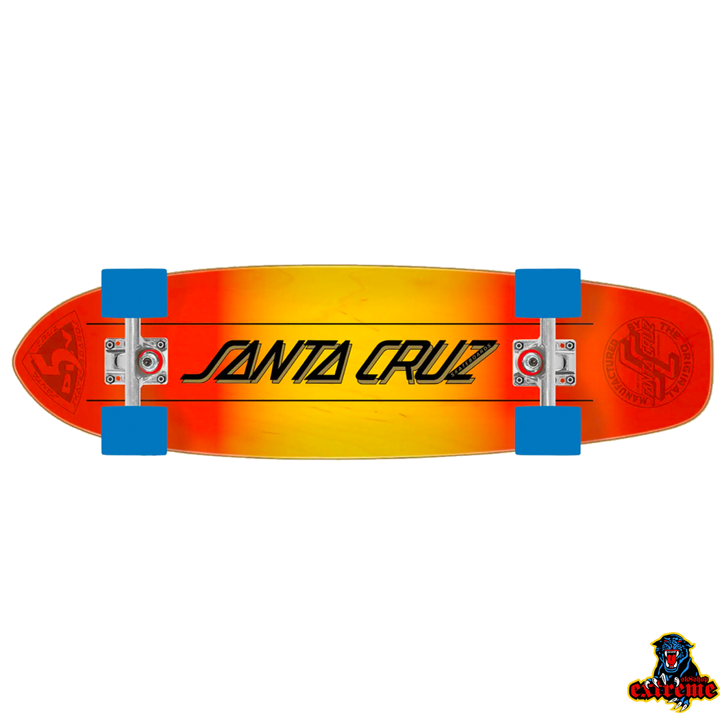 SANTA CRUZ 5-Ply Kicktail Retro Cruiser Complete