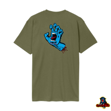 Load image into Gallery viewer, SANTA CRUZ T-Shirt Screaming Hand Chest Deep Olive
