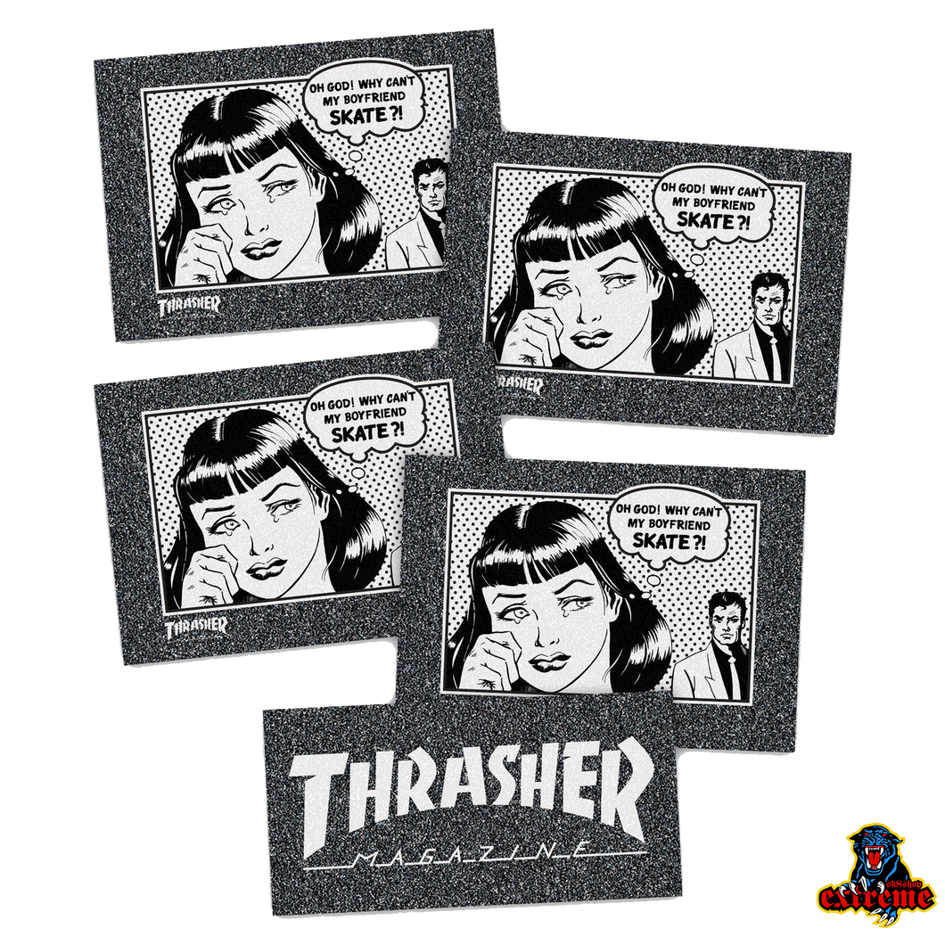 MOB GRIP STRIP Retro Graphic Thrasher Boyfriend 5 Pack