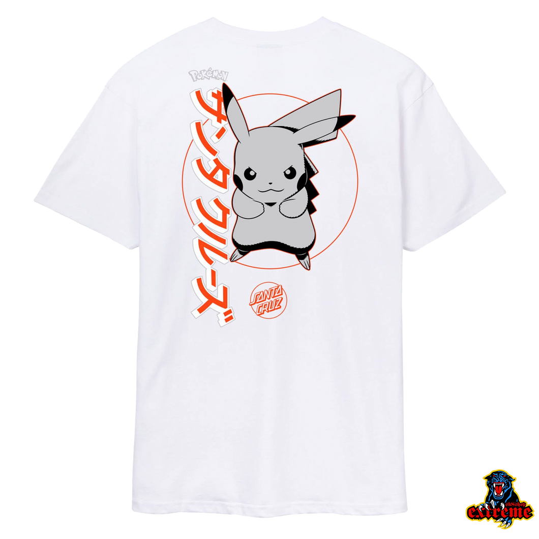 SANTA CRUZ X POKEMON T-Shirt Pikachu White