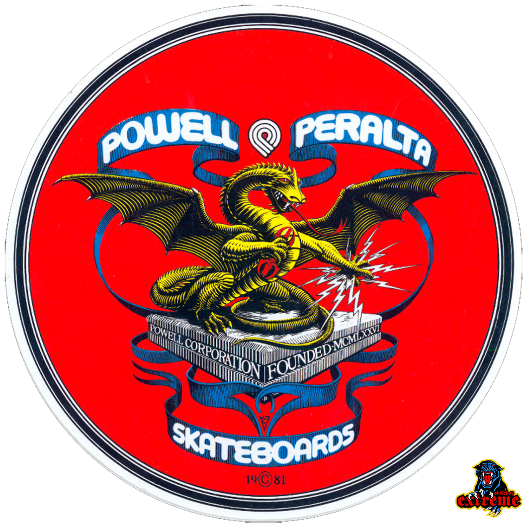 POWELL PERALTA Sticker Banner Dragon 4