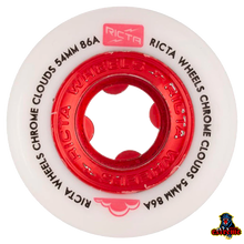Load image into Gallery viewer, RICTA WHEELS Chrome Clouds Red
