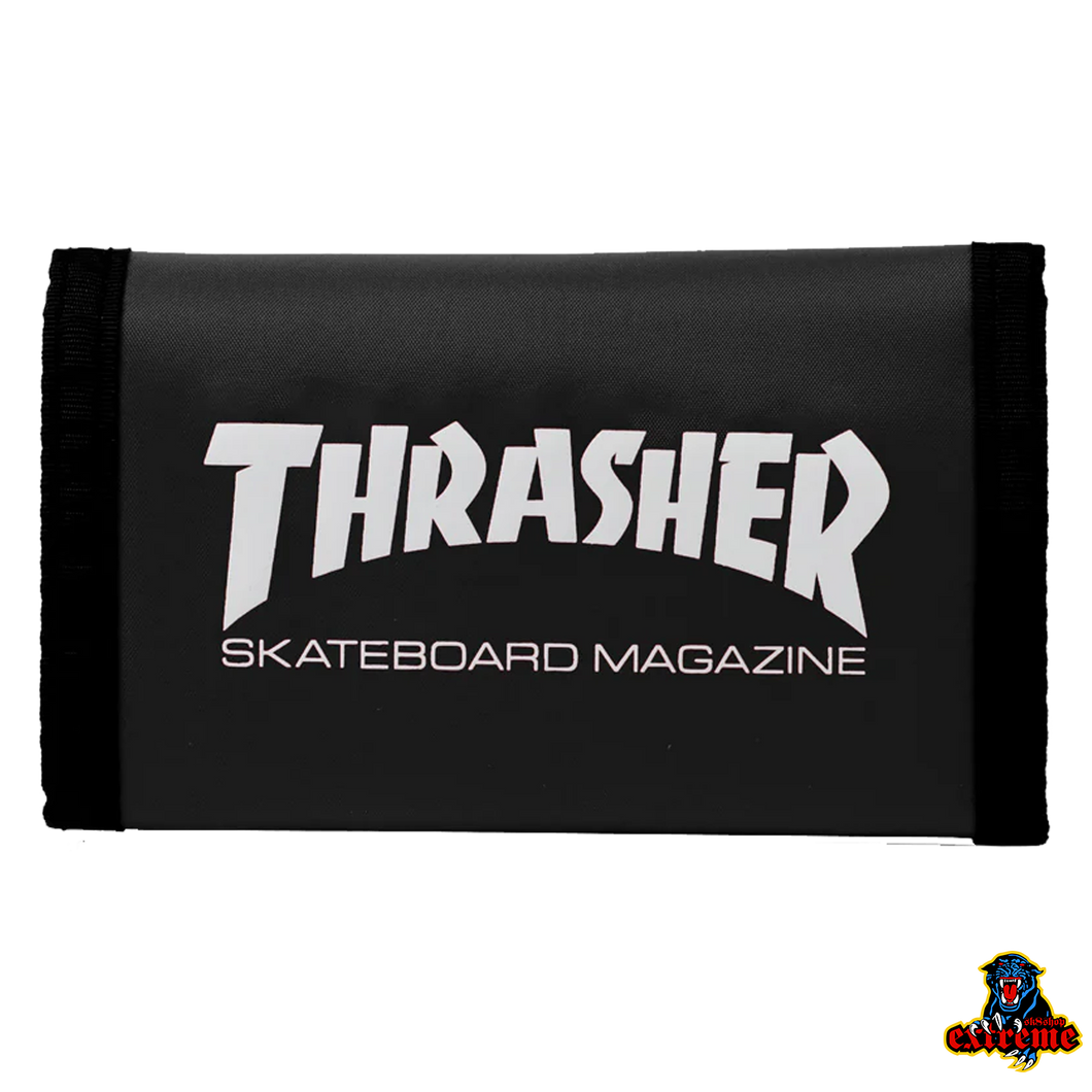 THRASHER Wallet Velcro Black