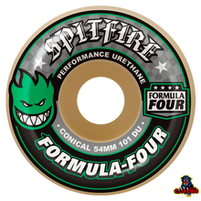Load image into Gallery viewer, SPITFIRE Wheels F4 Conical Green Print
