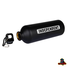 Load image into Gallery viewer, INDEPENDENT Bar Aluminum Water Bottle Black
