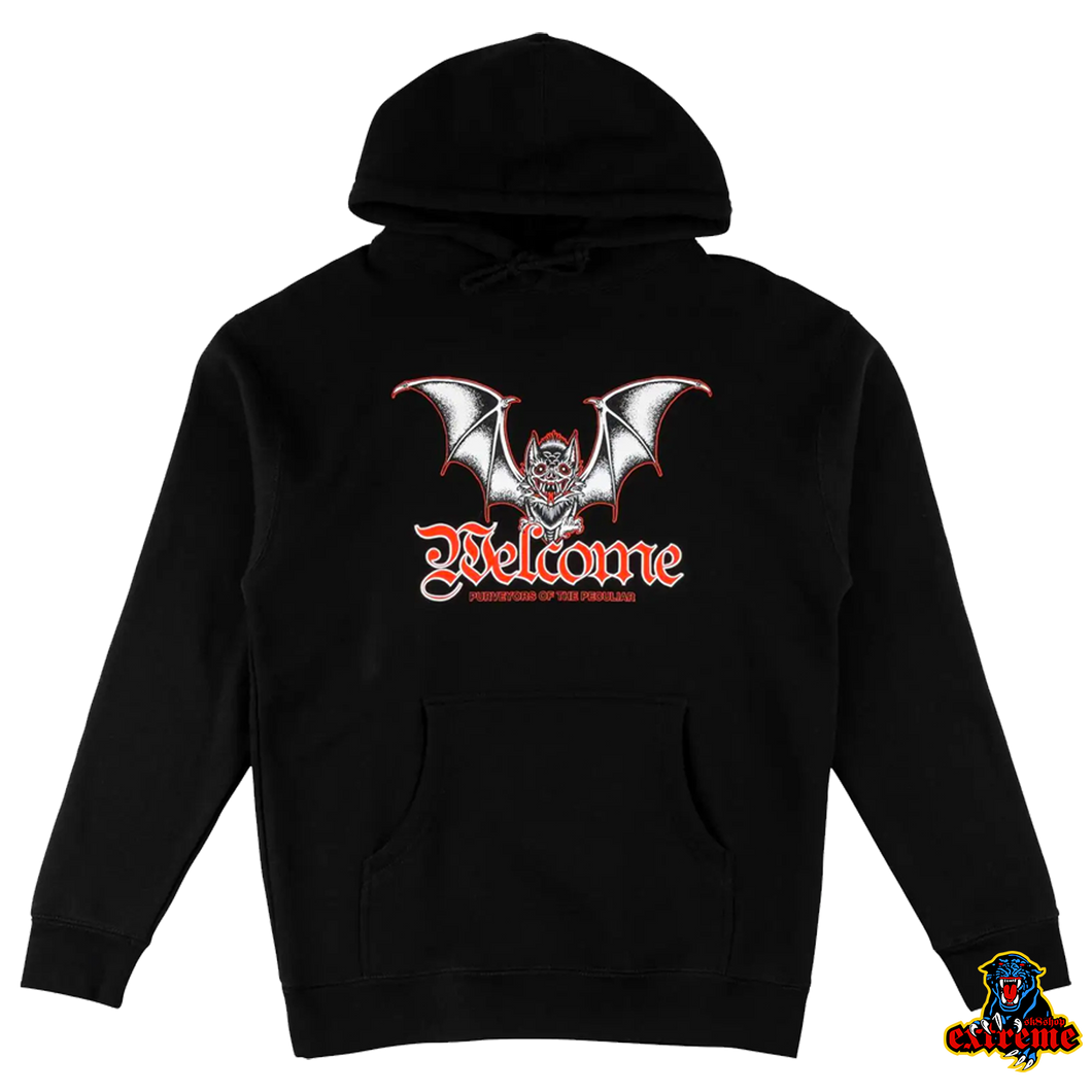 WELCOME HOODIE Nocturnal Black