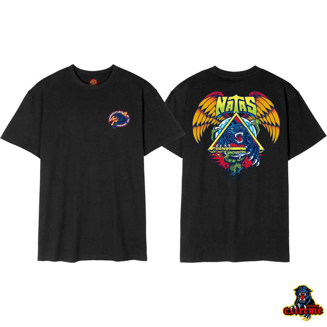 SANTA CRUZ T-Shirt Natas SC Panther Black