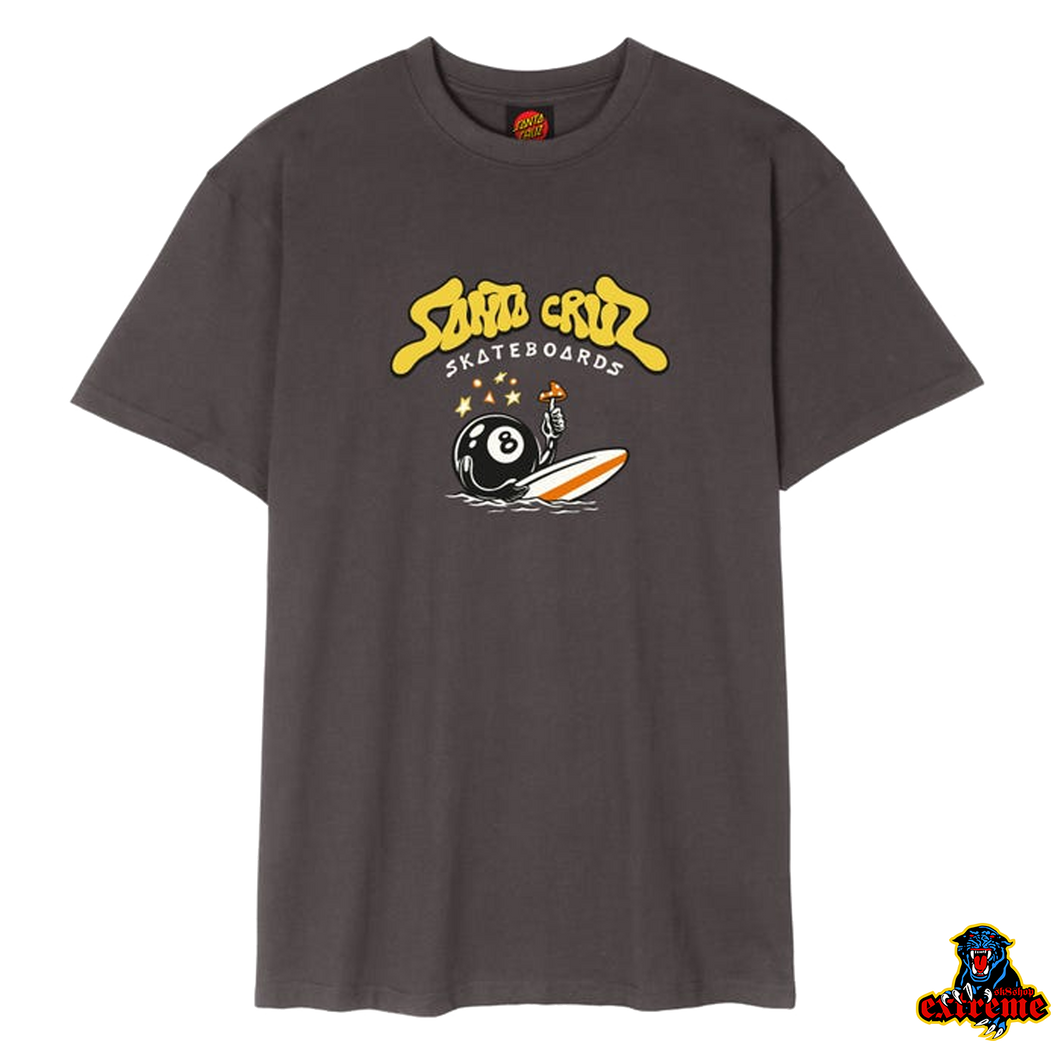SANTA CRUZ T-Shirt Winkowski Surf Front Washed Black