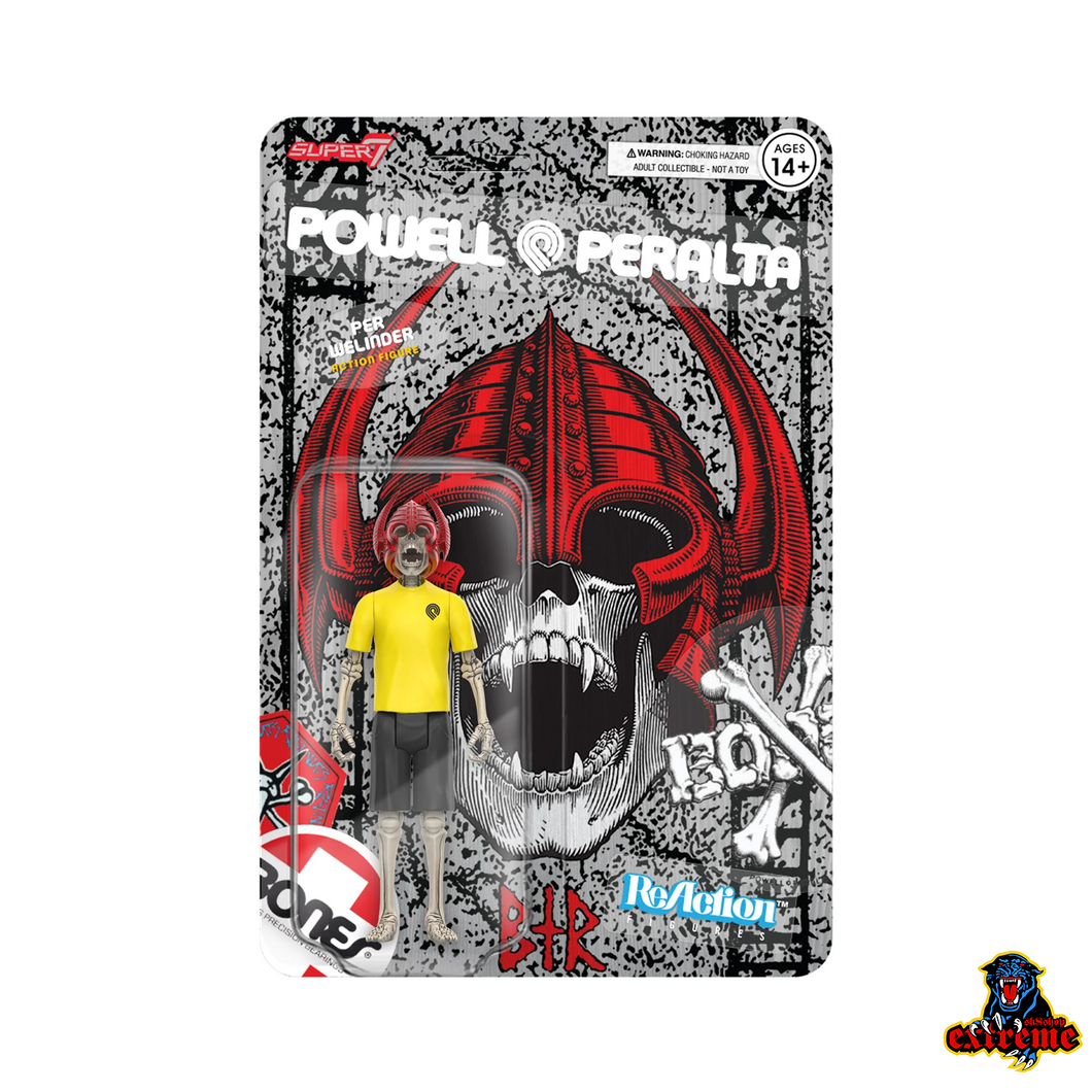 SUPER 7 Powell Peralta- Bones Brigade Action Figure Welinder Wave 4