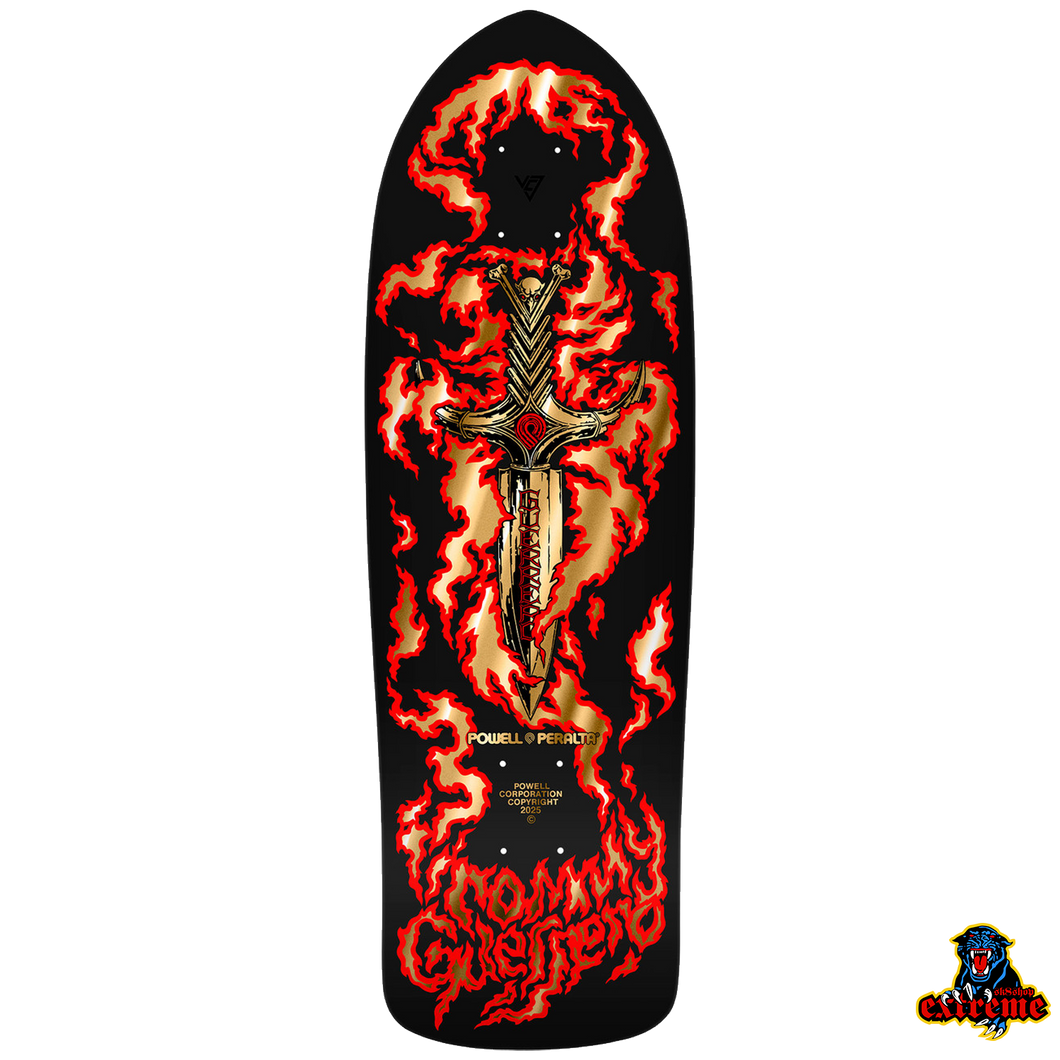 POWELL PERALTA DECK SERIES 16 Tommy Guerrero Black/ Gold Foil