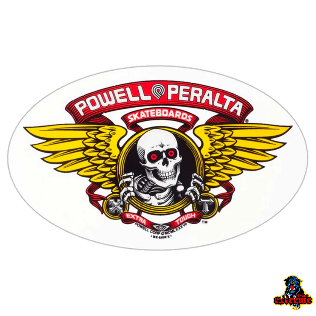 POWELL PERALTA Winged Ripper sticker 6.5