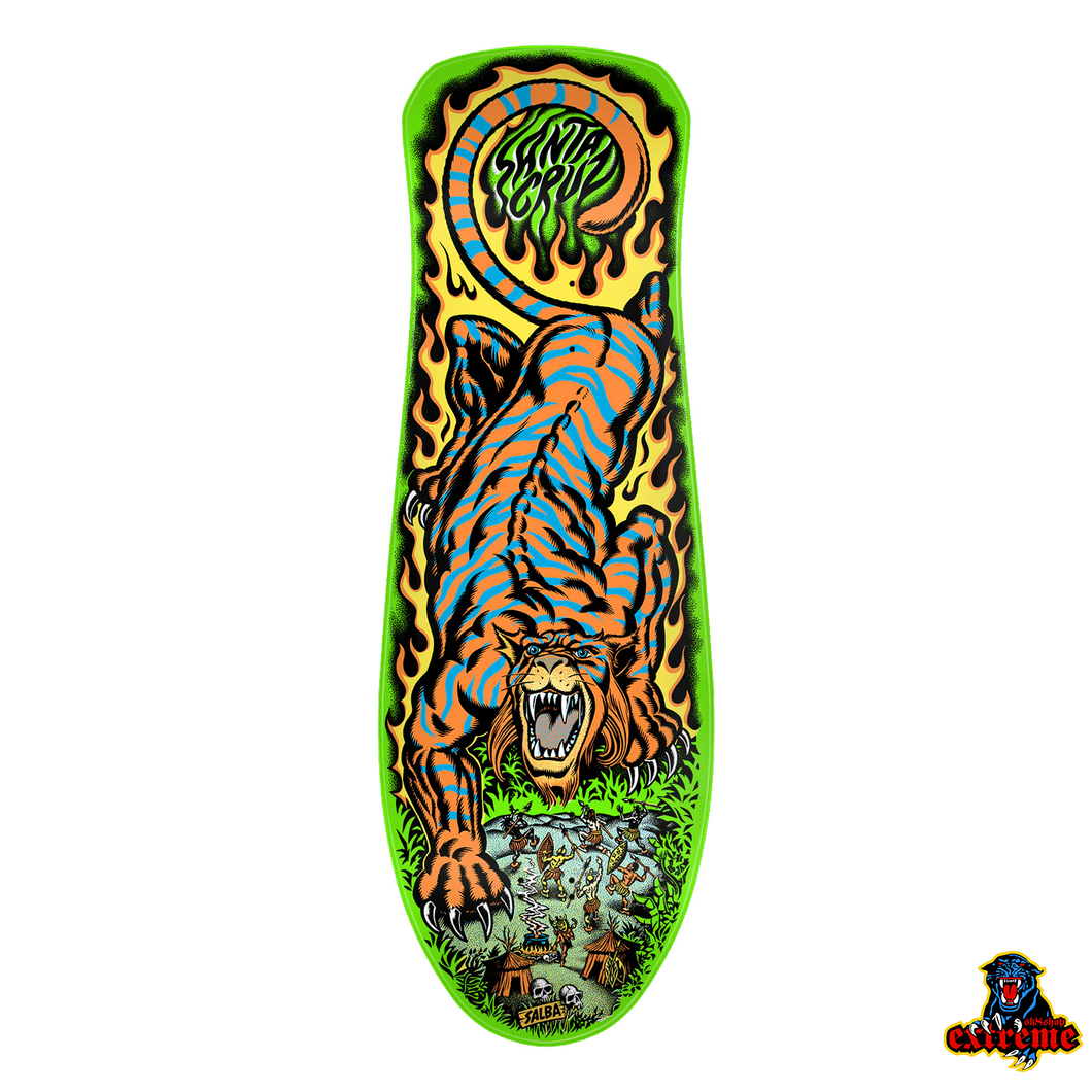 SANTA CRUZ DECK Salba Tiger Reissue Green