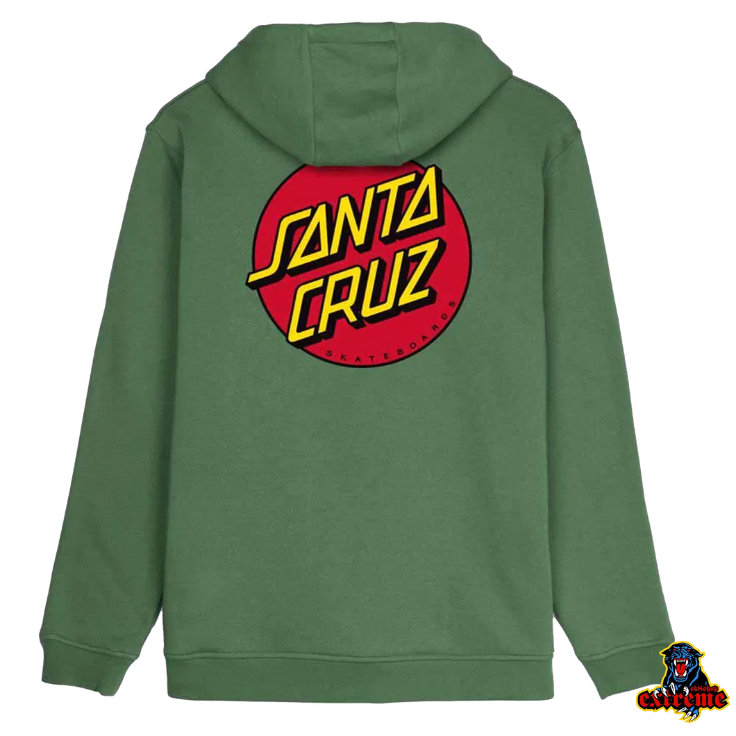 SANTA CRUZ HOOD Classic Dot Chest Sage