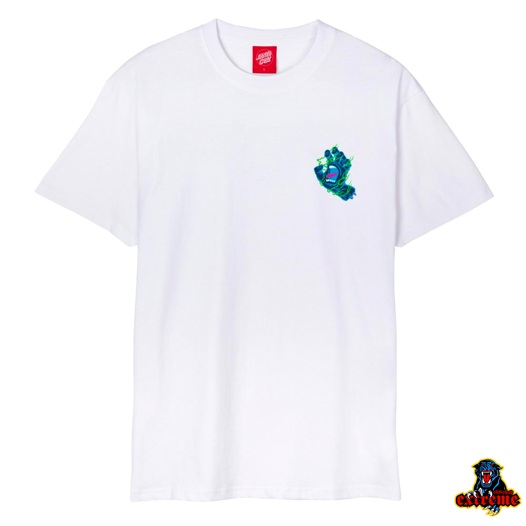 SANTA CRUZ T-Shirt Inferno Hand White