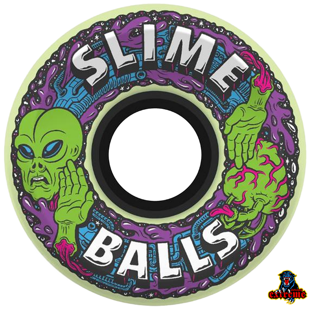 SANTA CRUZ WHEELS  SLIME BALLS OG Slime GITD Aliens