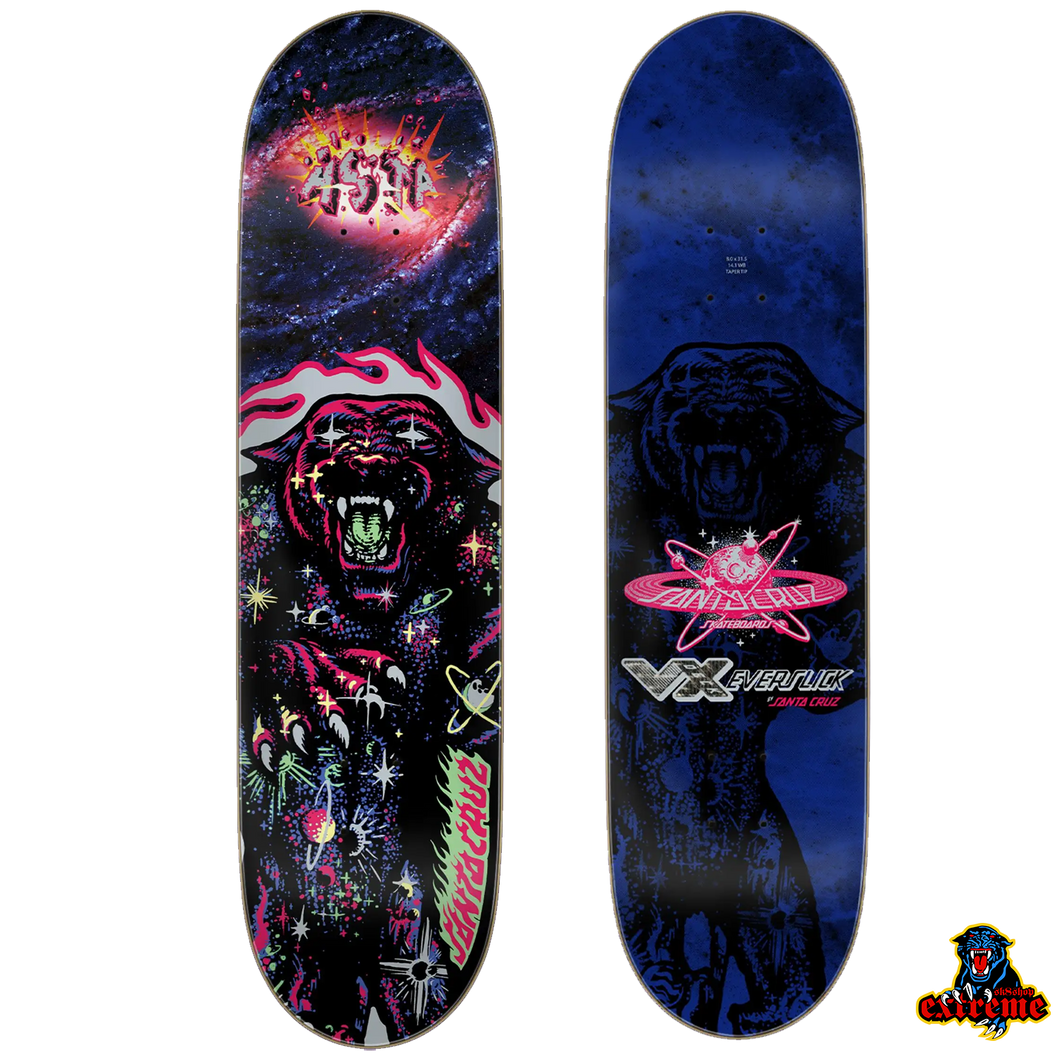 SANTA CRUZ DECK Cosmic Cat Galaxy VX Black