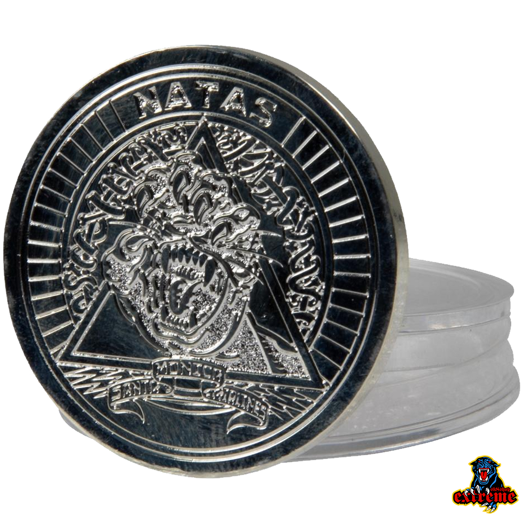 SANTA CRUZ Natas Screaming Hand Panther Coin