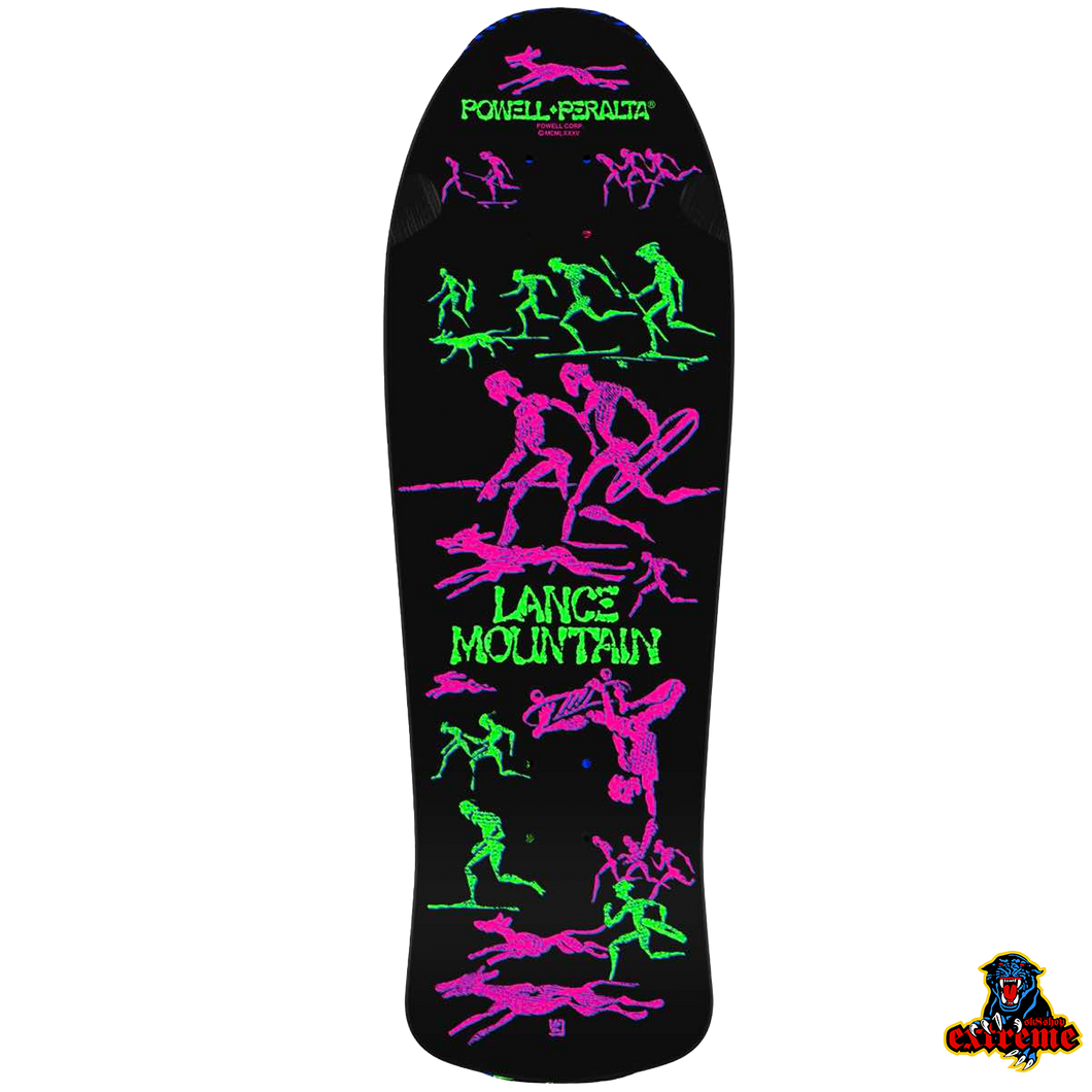 POWELL PERALTA DECK SERIES 14 Lance Mountain Blacklight