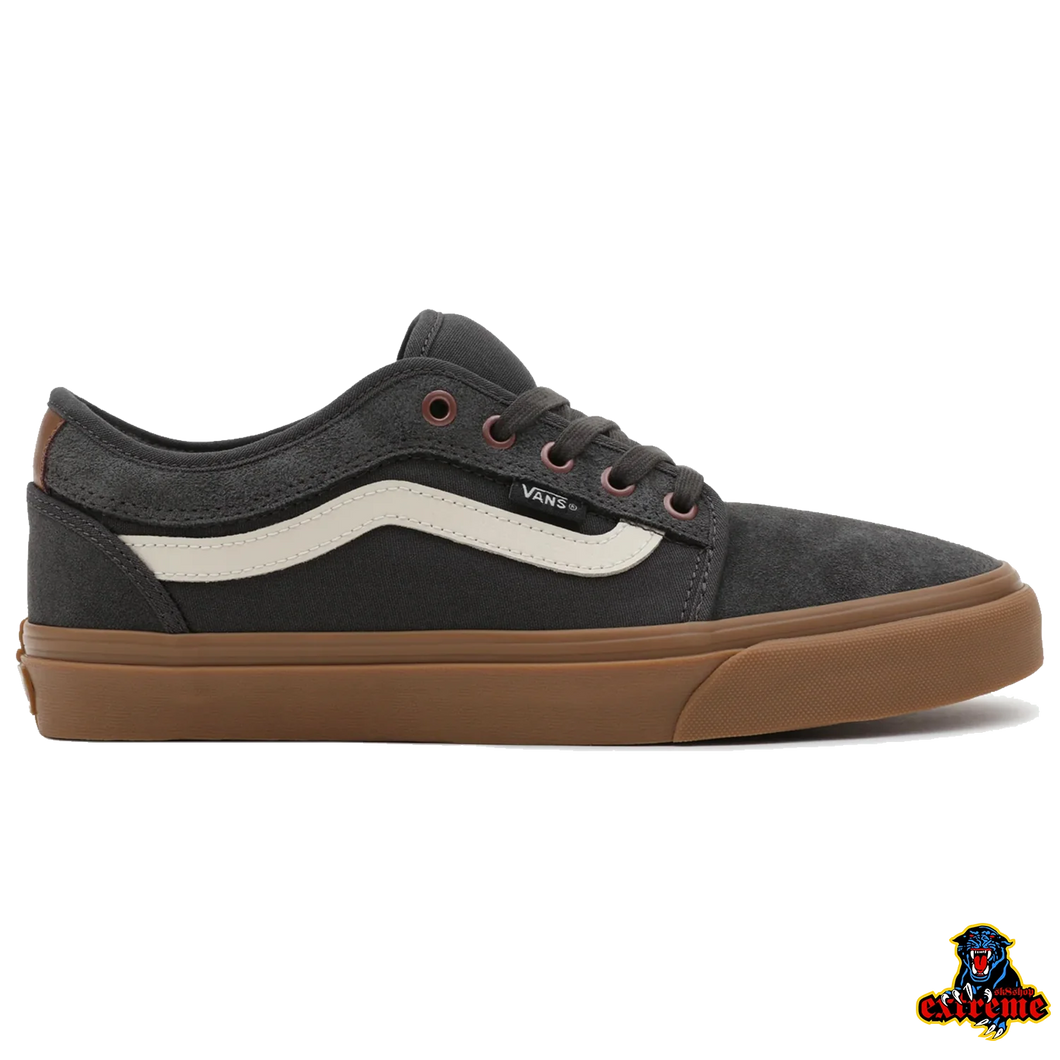 VANS SKATE CHUKKA LOW SIDESTRIPE Dark Grey/ Gum