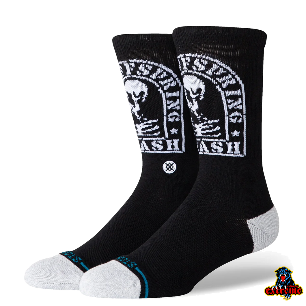 STANCE SMASHED CREW Black