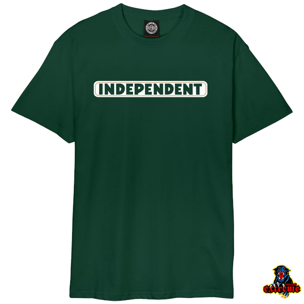 INDEPENDENT T-SHIRT Bar Logo Alpine Green