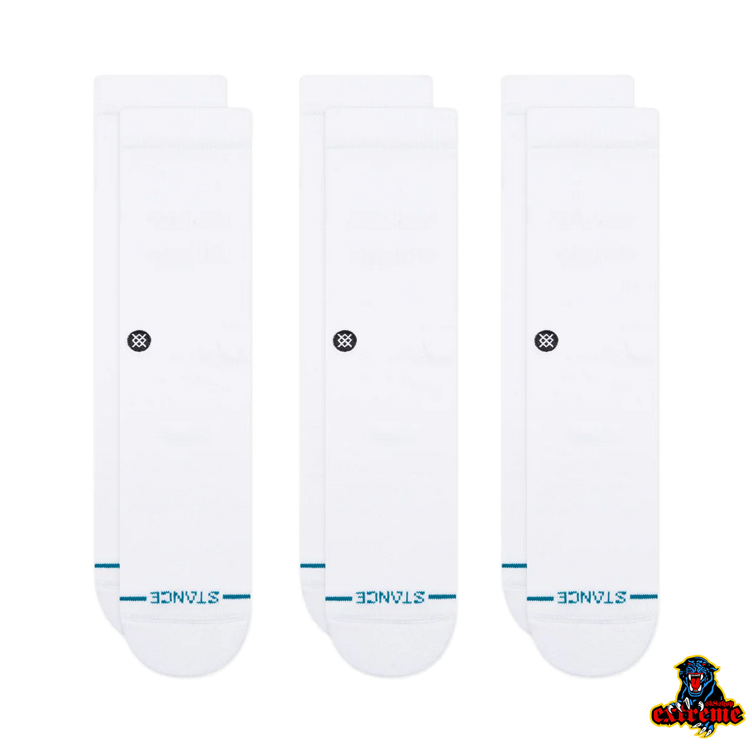 STANCE ICON 3 PACK White