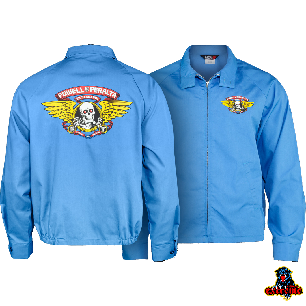 POWELL PERALTA JACKET Winged Ripper Postal Blue