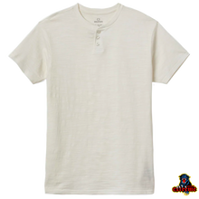Load image into Gallery viewer, BRIXTON T-SHIRT Basic Slub Henley Off White
