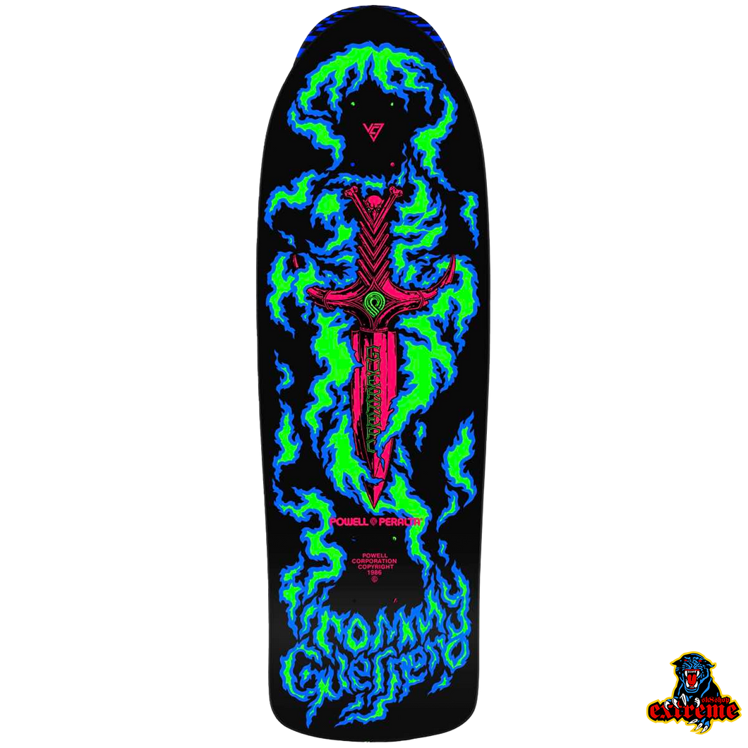 POWELL PERALTA DECK SERIES 14 Tommy Guerrero Blacklight