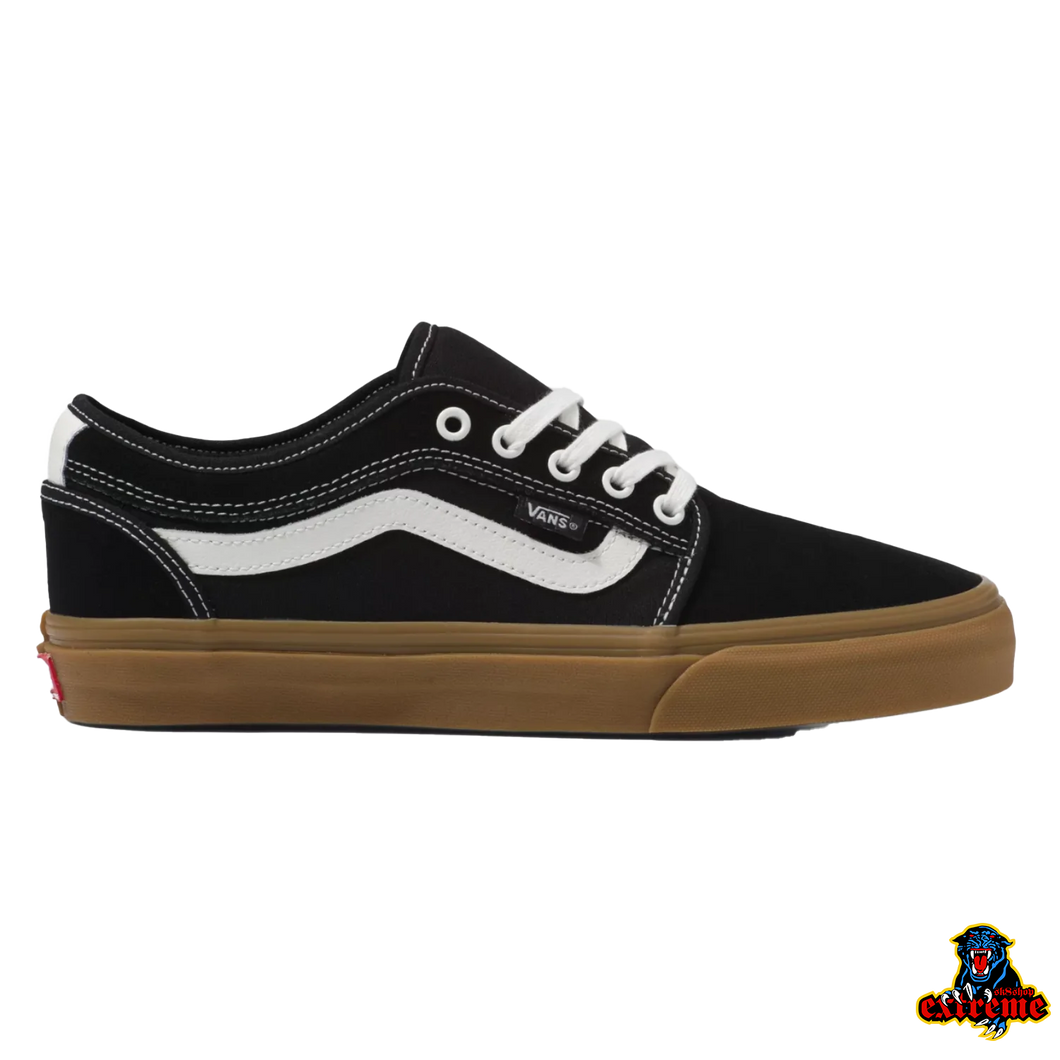 VANS SKATE CHUKKA LOW SIDESTRIPE Black/ Black/ Gum