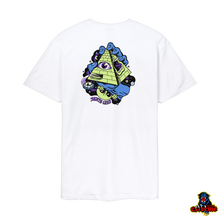 Load image into Gallery viewer, SANTA CRUZ T-Shirt Knibbs Invasion Hand Strip White
