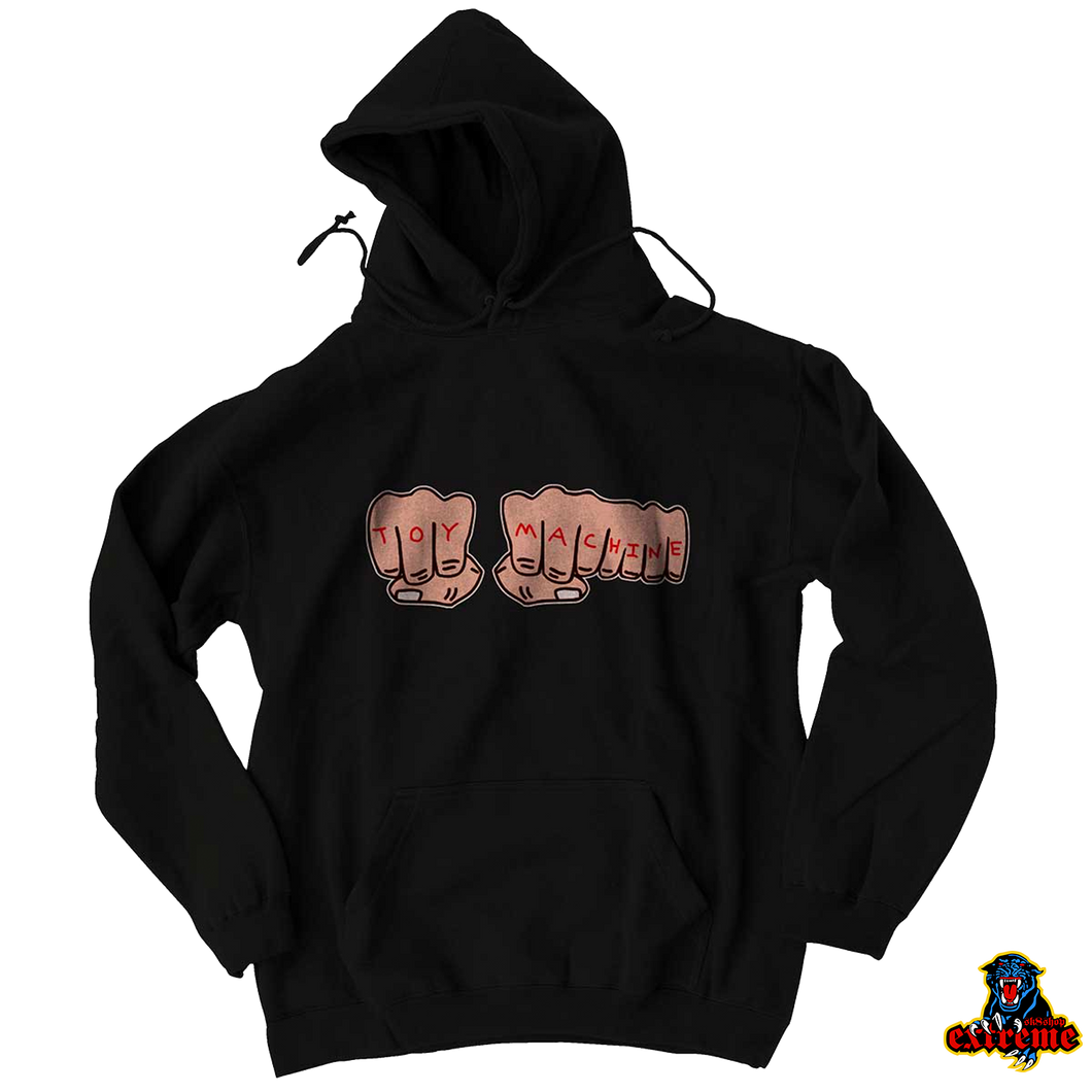 TOY MACHINE FISTS HOODIE Black