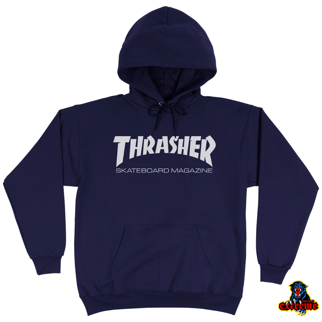 THRASHER HOODIE Skate Mag Navy