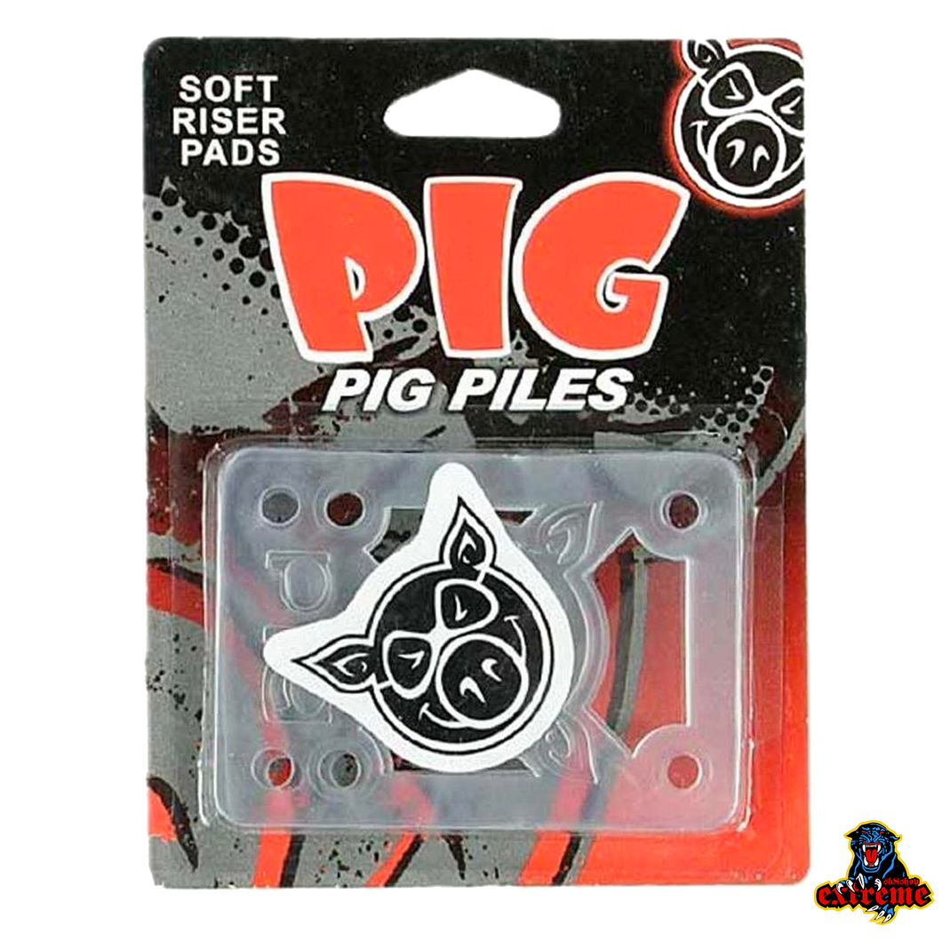 PIG WHEELS Piles Soft Riser SHOCK CLEAR