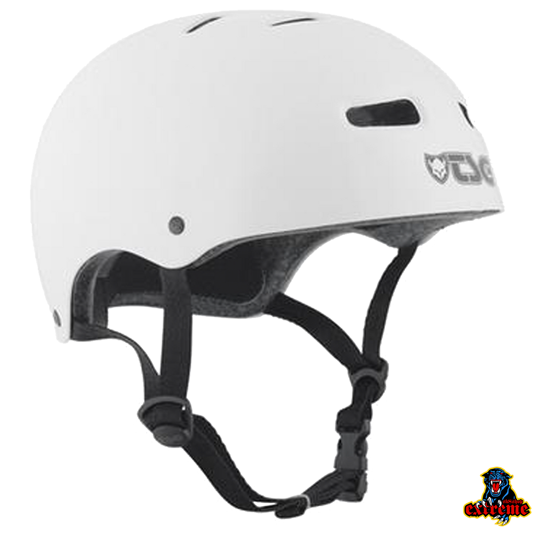 TSG HELMET Skate/ BMX Solid Color injected White