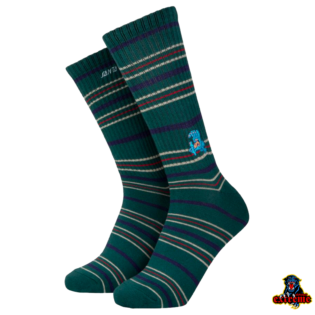 SANTA CRUZ SOCK Beach Bum Cedar Stripe