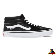 Load image into Gallery viewer, VANS SKATE GROSSO MID Black/White /Emo Leather
