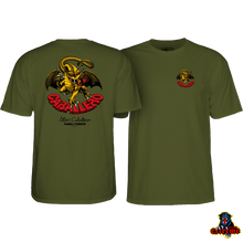 Load image into Gallery viewer, POWELL PERALTA T-SHIRT CAB DRAGON II Military Green
