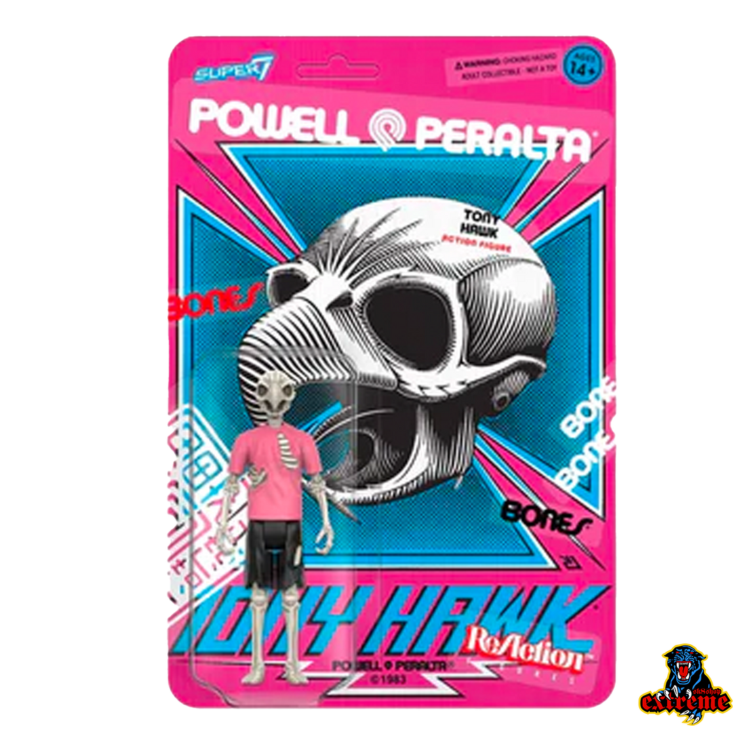 SUPER 7 Powell Peralta- Bones Brigade Action Figure Hawk