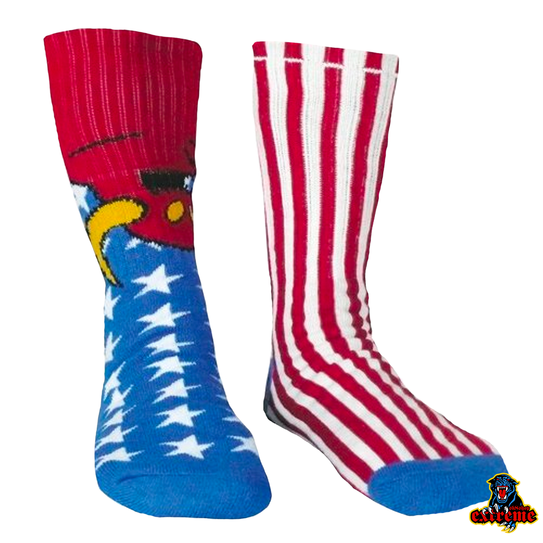 TOY MACHINE American Monster Red Sock Youth