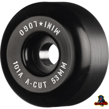 Load image into Gallery viewer, MINILOGO WHEELS A-CUT &quot;2&quot; 53 mm x 101a Black
