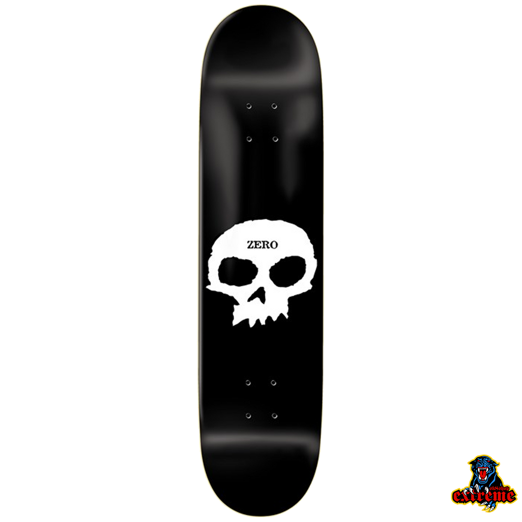 ZERO DECK SINGLE SKULL  Black/ White