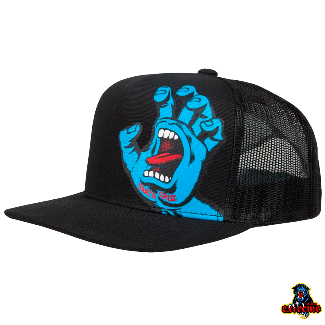 SANTA CRUZ CAP YOUTH Screaming Hand Cap Black