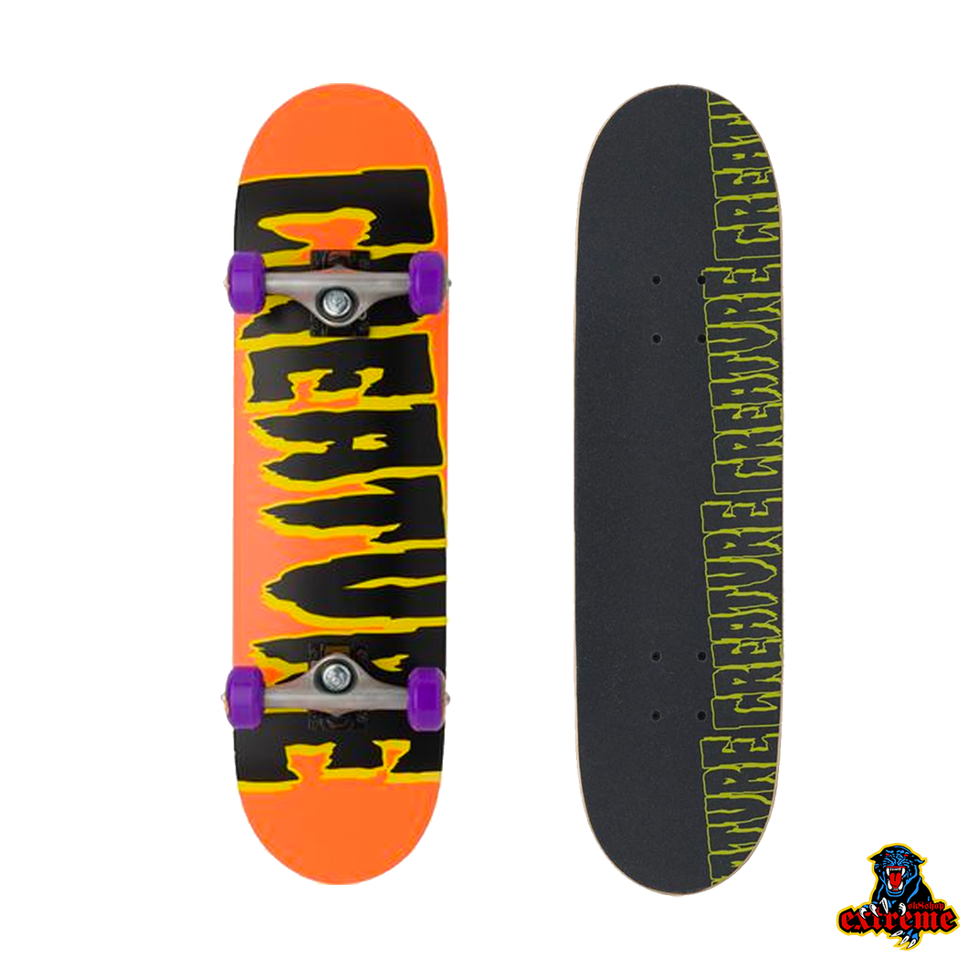 CREATURE COMPLETE Logo Micro Sk8 Orange