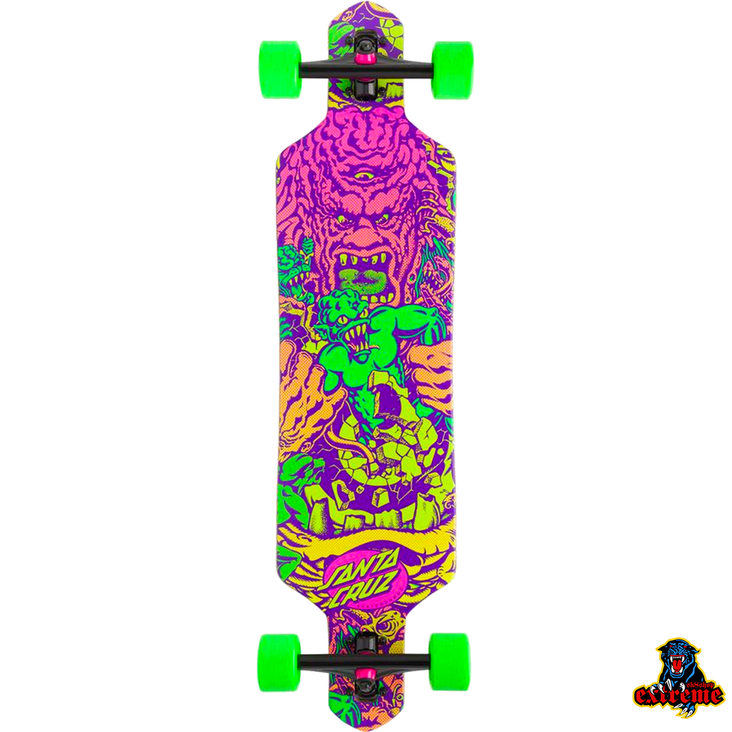 SANTA CRUZ Longboard Roskopp Five Drop Thru