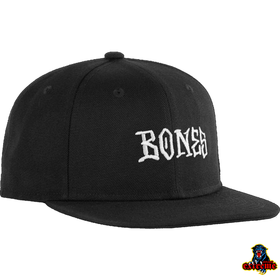 BONES WHEELS CAP Wooly Stitch Black Unit